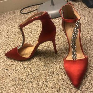 Badgley Mischka Red Heels
